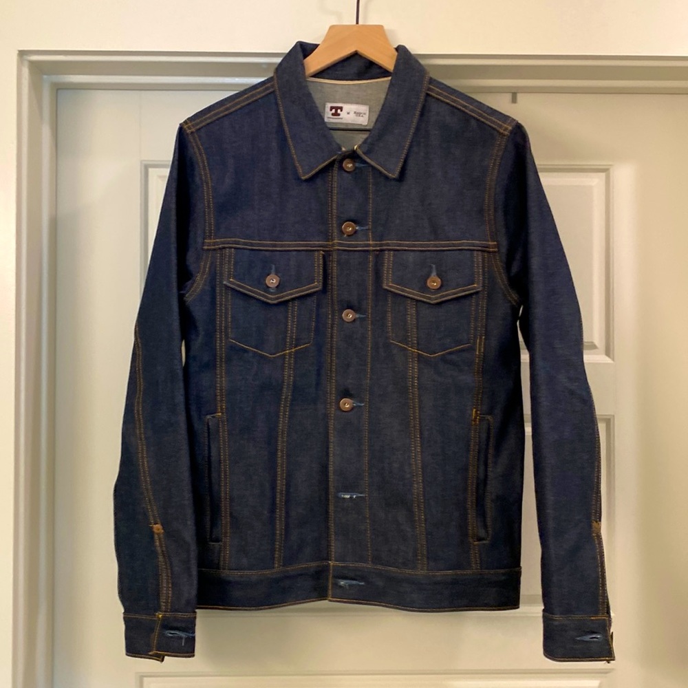 Tellason 12.5 oz Selvage Denim Jean Jacket - Medium